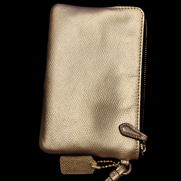 Coach Corner Zip Wristlet - Picture 2 of 6